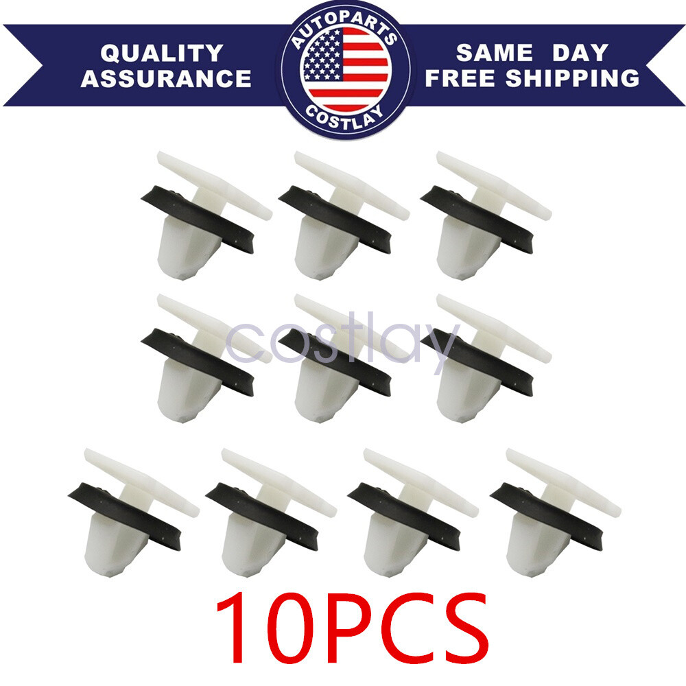 10pcs For Buick Chevrolet Rocker Panel Moulding Clips Fender Repair Clamp