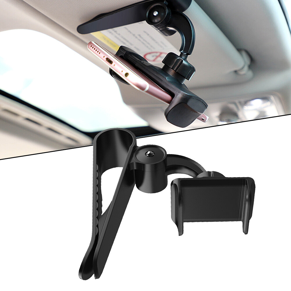 360° Phone Holder Car Sun Visor Dashboard Mount Holder Accessory For Cell Phone