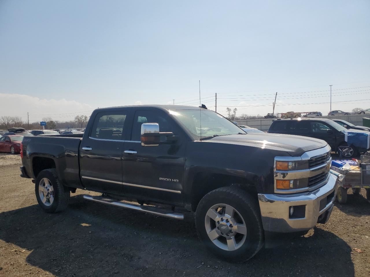 CHEVROLET SILVERADO 2500 PICKUP 2015-2019 RIGHT CENTER PILLAR CREW CAB 1667165