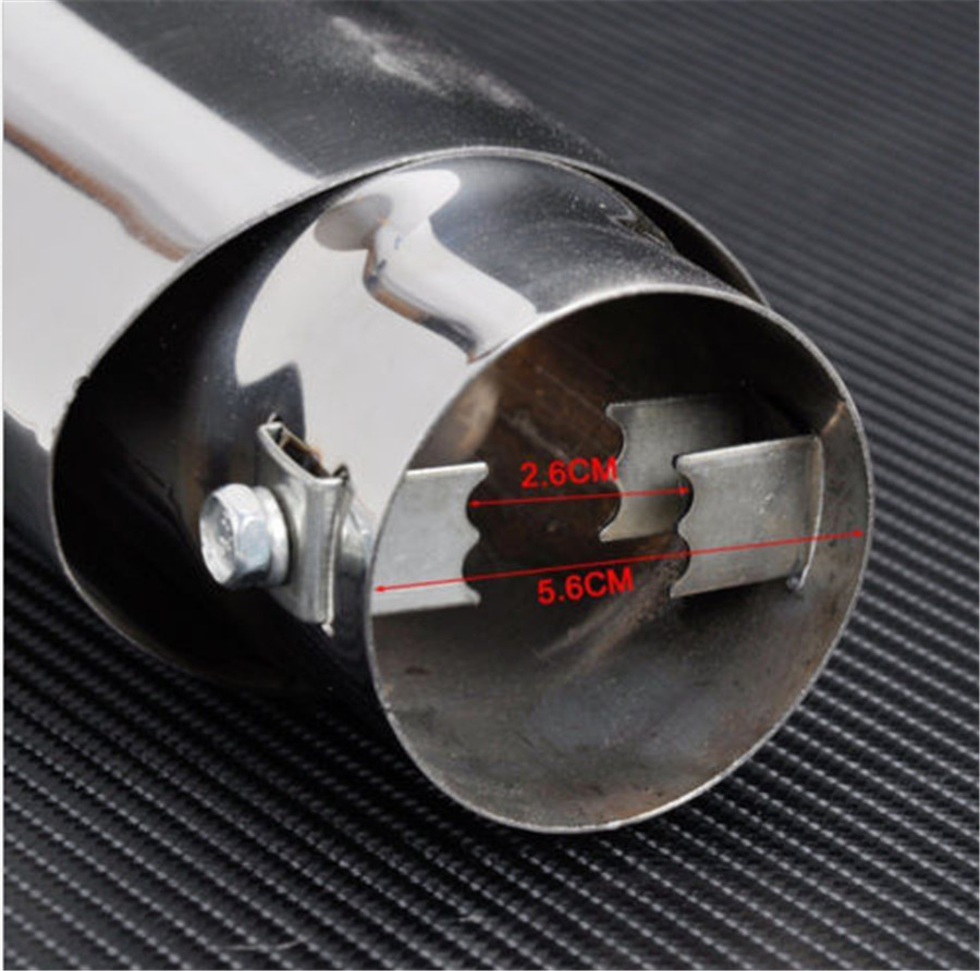 145mm Chrome Stainless Steel Exhaust Pipe Trim For 1.8-2.2 T