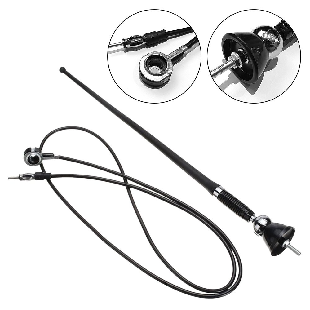 7/9/11/16″ Swivel Base Mount Car AM/FM Radio Amplified Signal Aerial Antenna Mou