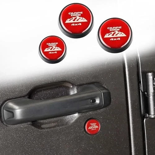3Pcs Magnetic Keyhole Covers for 2018-2025 Jeep Wrangler JL & Gladiator JT