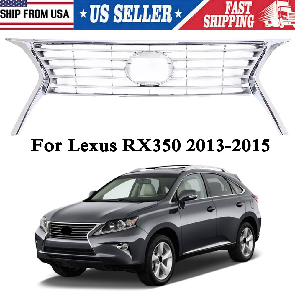Silver Plastic Grille For 2013-2015 Lexus RX350 531010E140 LX1200144
