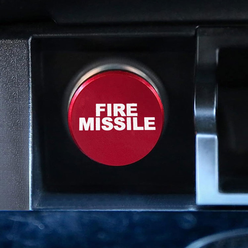 DC 12V Fire Missiles Push Button Car Lighter Parts Car Interior Accessories