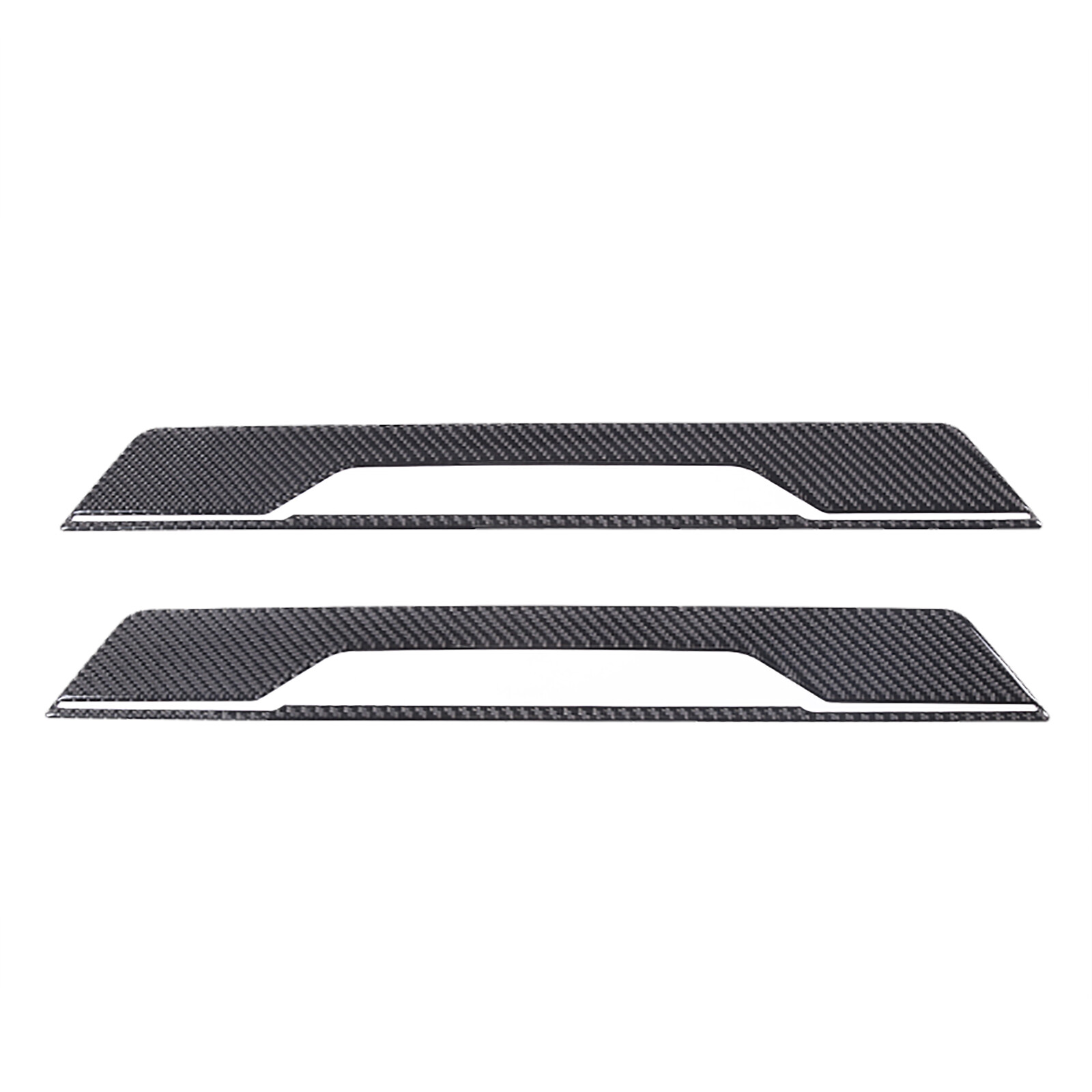 Carbon Fiber Door Sill Protectors Scuff Plate Trim Sticker For Corvette C8 20-23