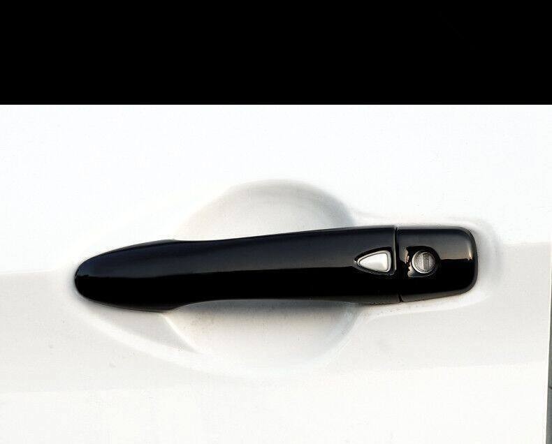 For Nissan Rogue Sport 17-2022 Gloss Black Exterior Side Door Handle Cover Trim