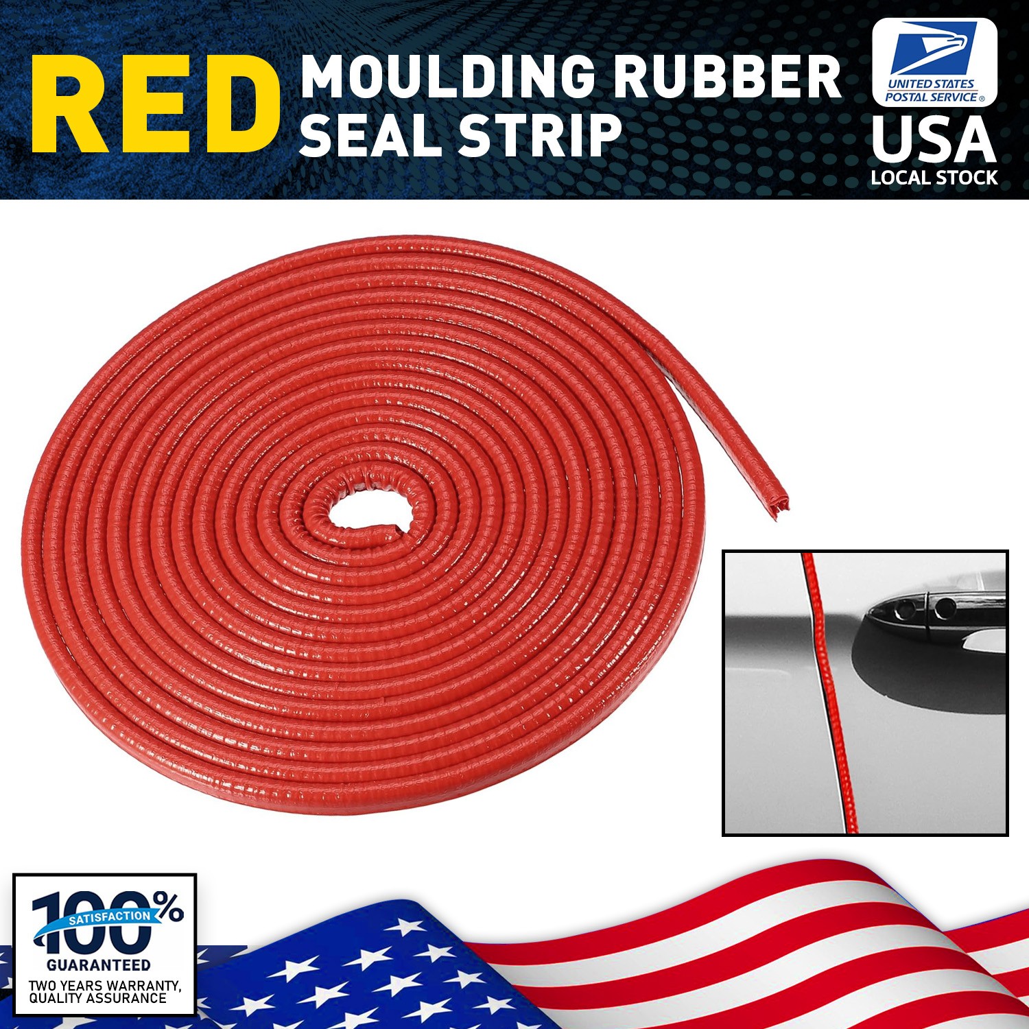 6M/20ft U Shape Rubber Seal Car Door Edge Guard Molding Trim Protectors Strip
