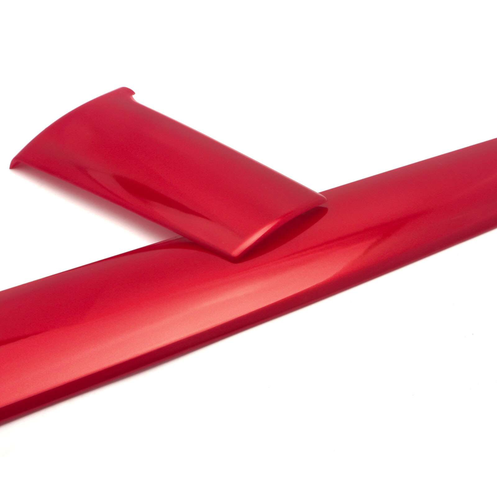 Red ABS Sport Style Dashboard Center Moulding Trims For Civic 10th 2016-2021