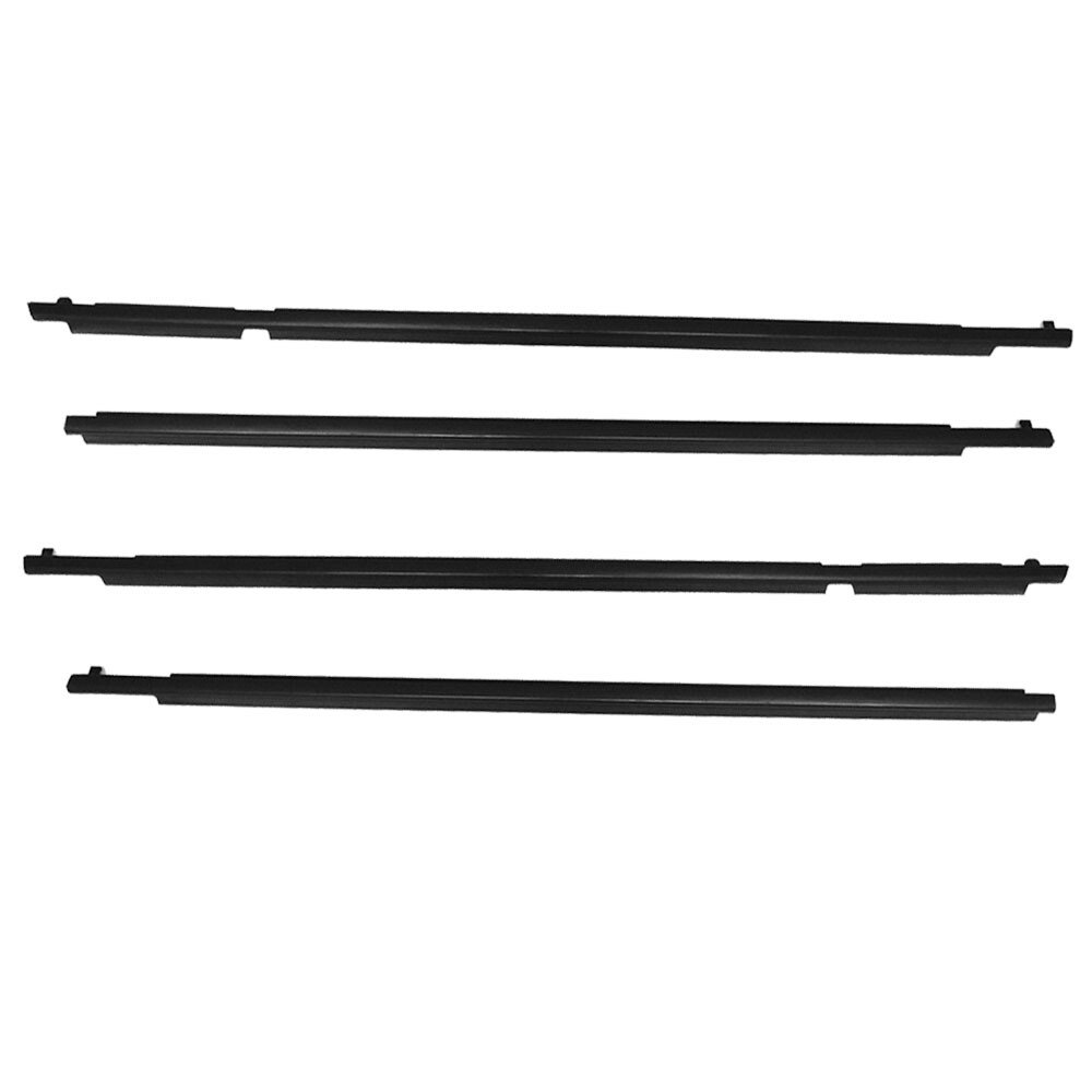 4Pcs Weatherstrip Window Moulding Trim Seal Belt For Toyota RAV4 2009-2012