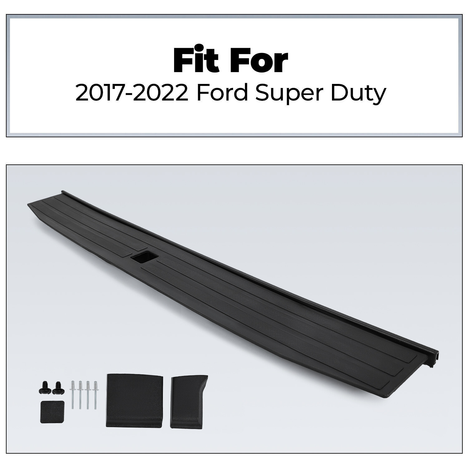 Tailgate Flex Step Cap Molding Kit For 2017-2022 Ford F-250 F-350 Super Duty