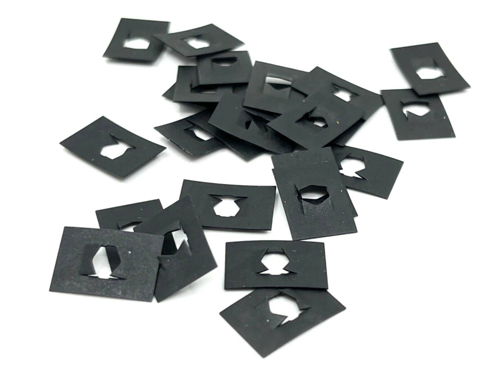 25pcs flat push on smooth 5/32″ stud emblem script clips for Ford Mercury