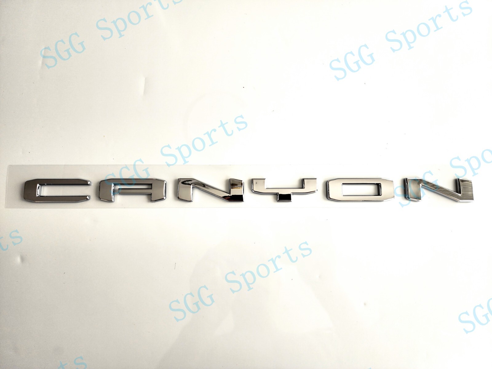 1PC Chrome Silver Rear Tailgate Canyon Emblem Badge Fit 2023-2025 GMC Canyon