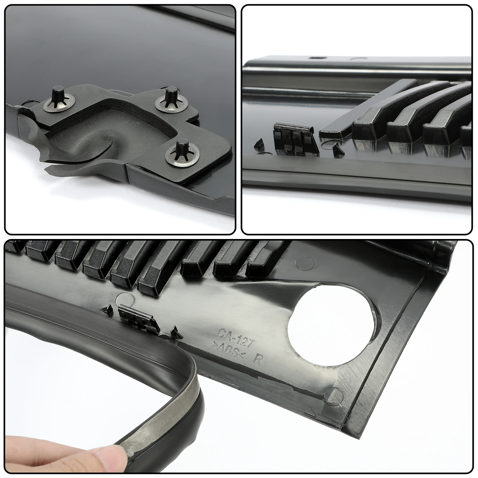 Windshield Wiper Improved Cowl Panel Vent Grille Hood For 1999-2004 Ford Mustang