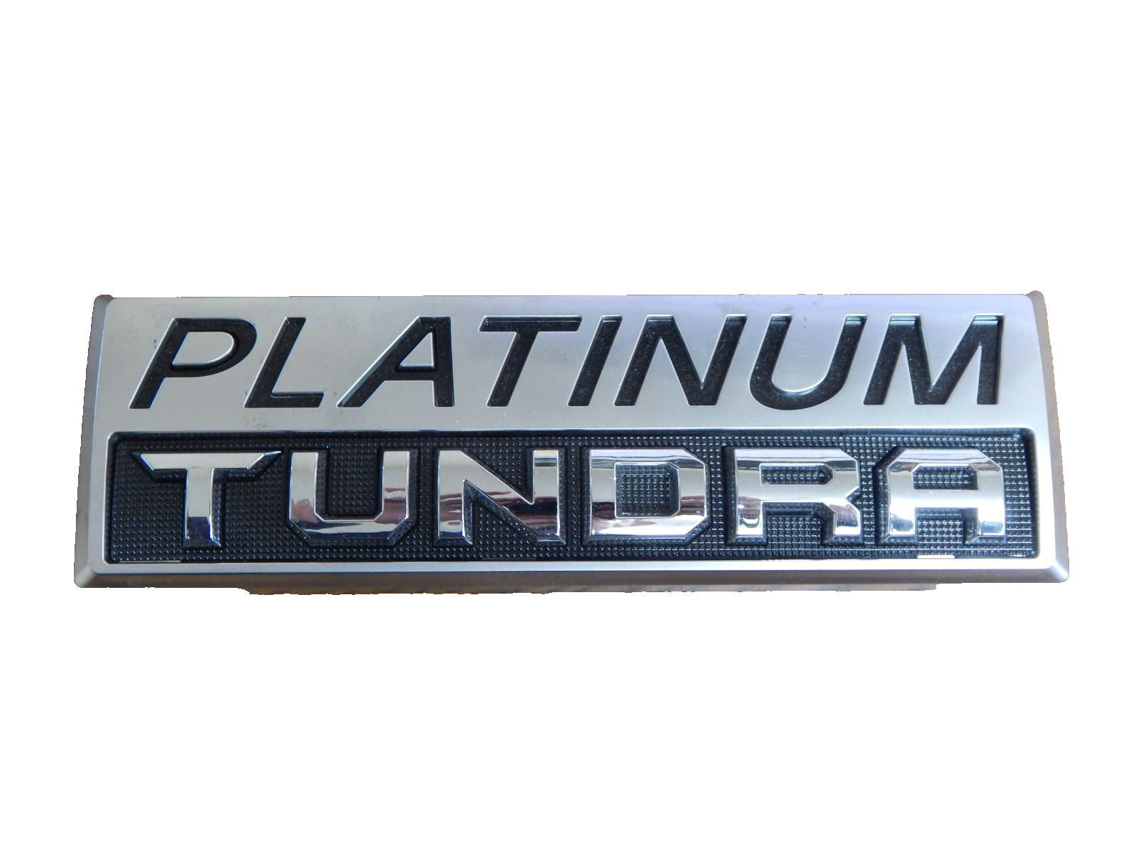 OEM 2013-2021 Toyota Tundra Platinum Right Passenger Side Door Emblem Badge READ