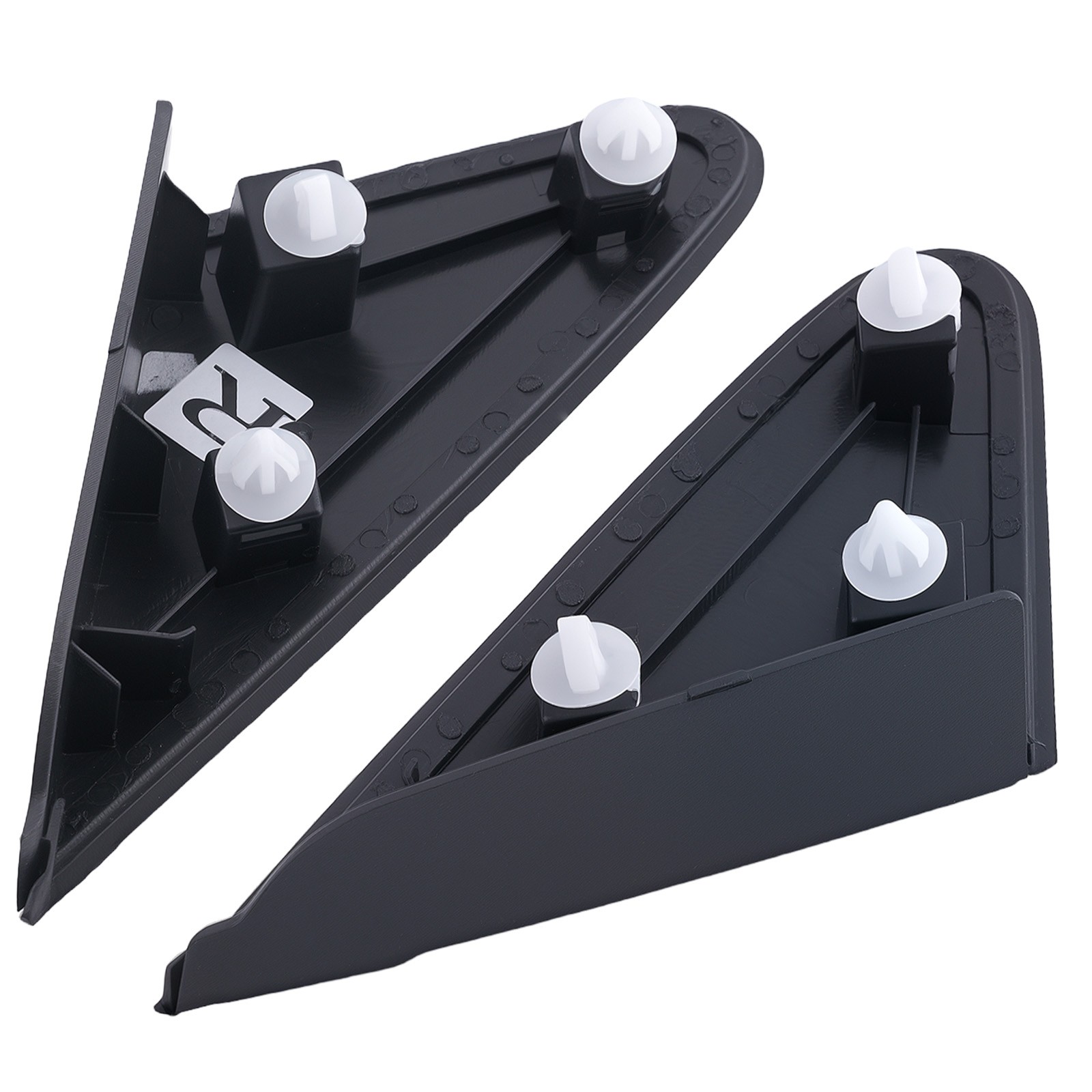 Mirror Applique Trim Left Right for Chevrolet Cruze 2011-2015 95486484 Black