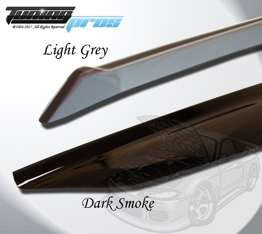 Light Gray Rain Visor Deflector 4pcs Out Channel For Nissan Maxima 1995-1999