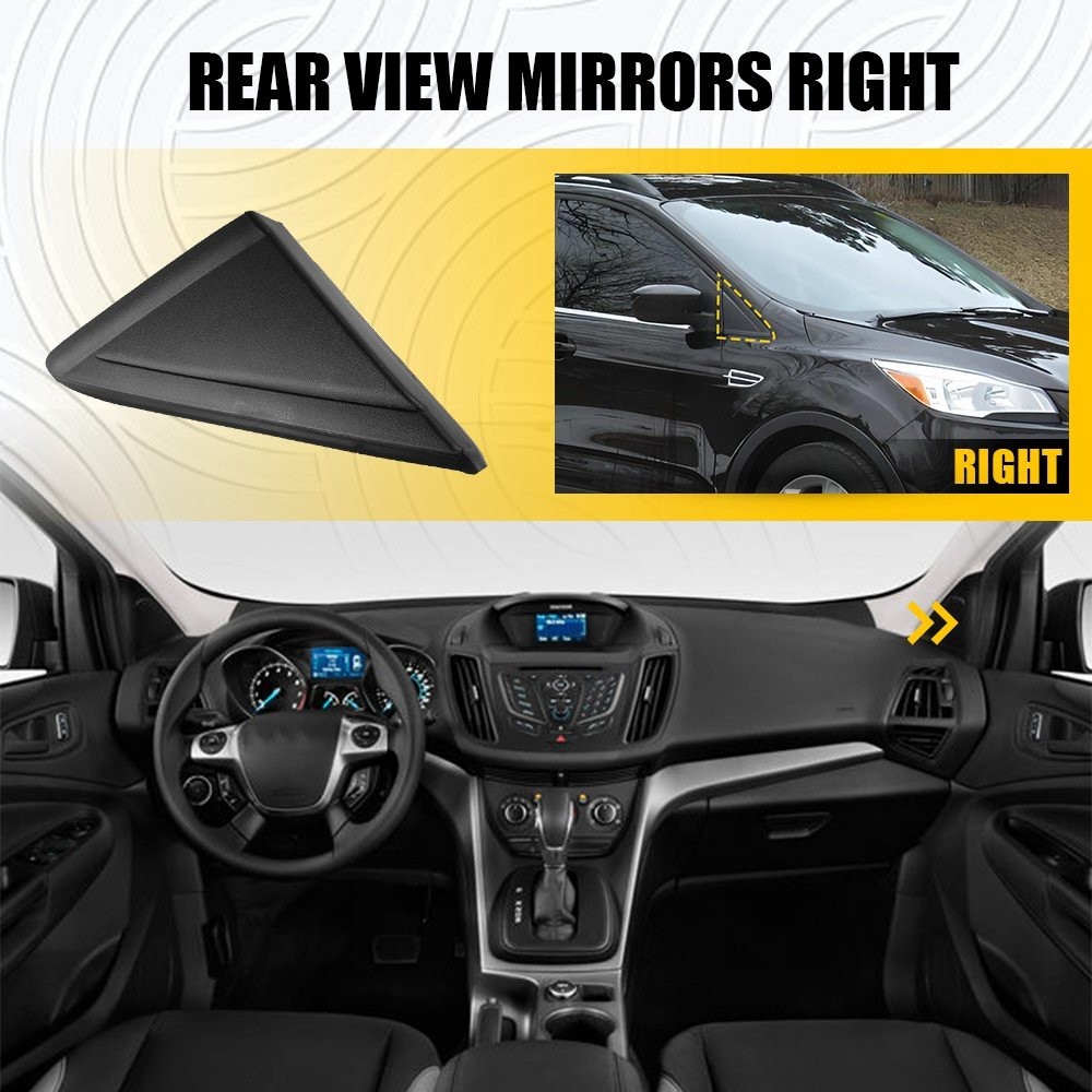 Front Right Mirror Corner Triangle Fender Cover for Ford Escape 2013-2019 H