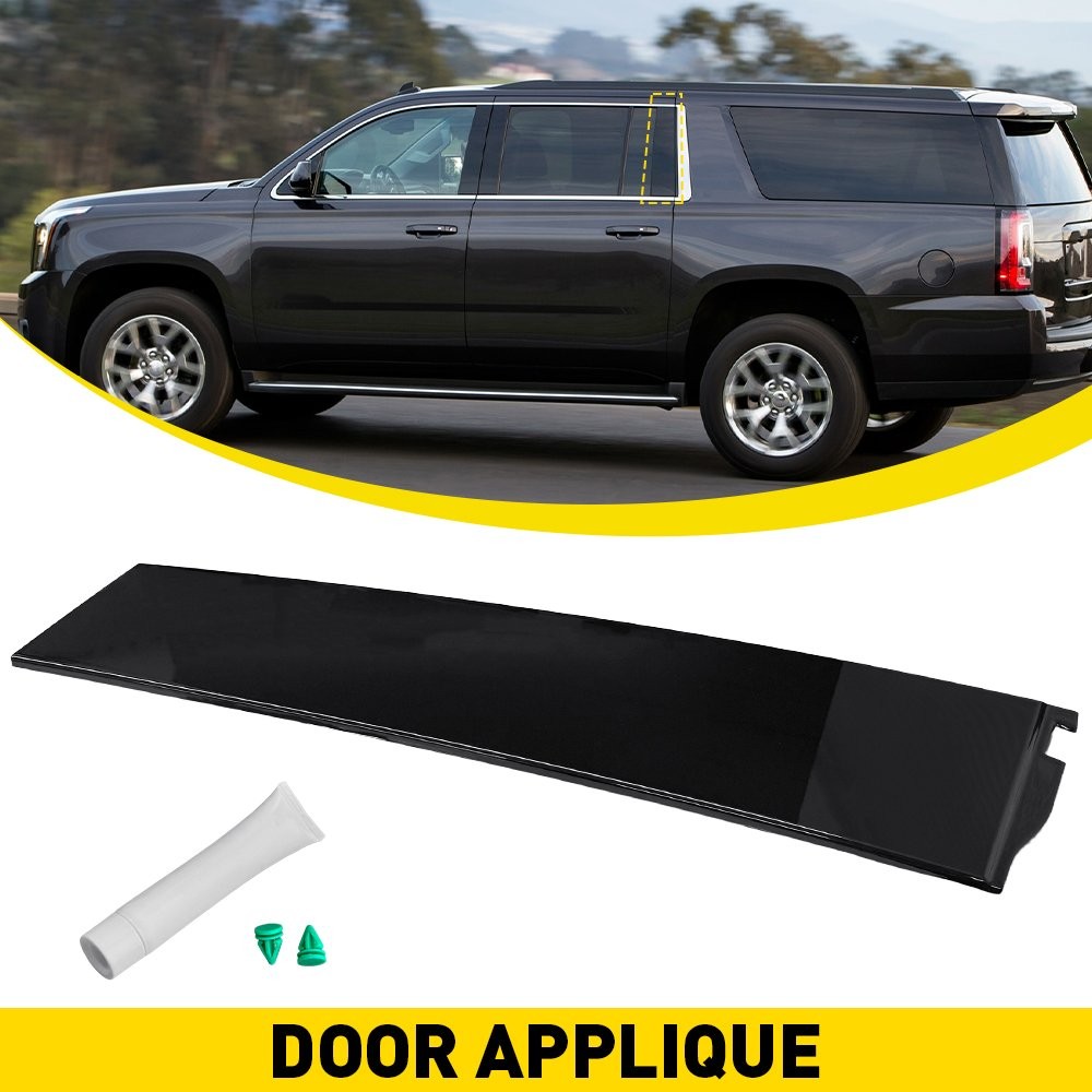 926-245 Black Rear Left Rearward Door Applique Fits Cadillac Escalade 2015-2018