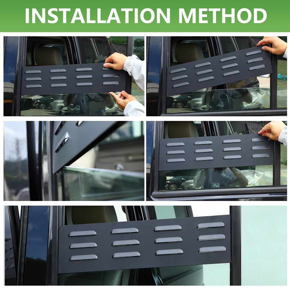 Aluminum Alloy Exterior Decor Accessorie Trim Cover Kit For Jeep Commander 06-10