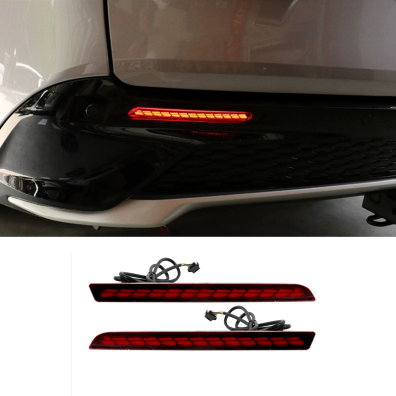 For 2021-2026 Toyota Sienna LED Rear Fog Light Tail Bumper Light Sets 2pcs