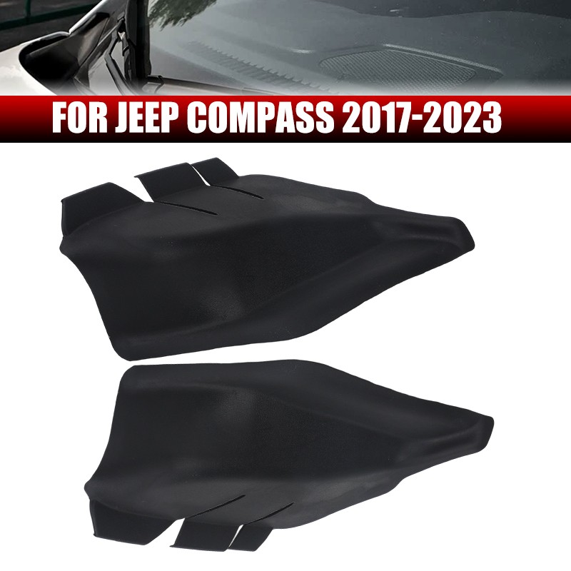 Windshield Wiper Cowl Side End Panels Trim 7AA47RXFAA For Jeep Compass 2017-2023