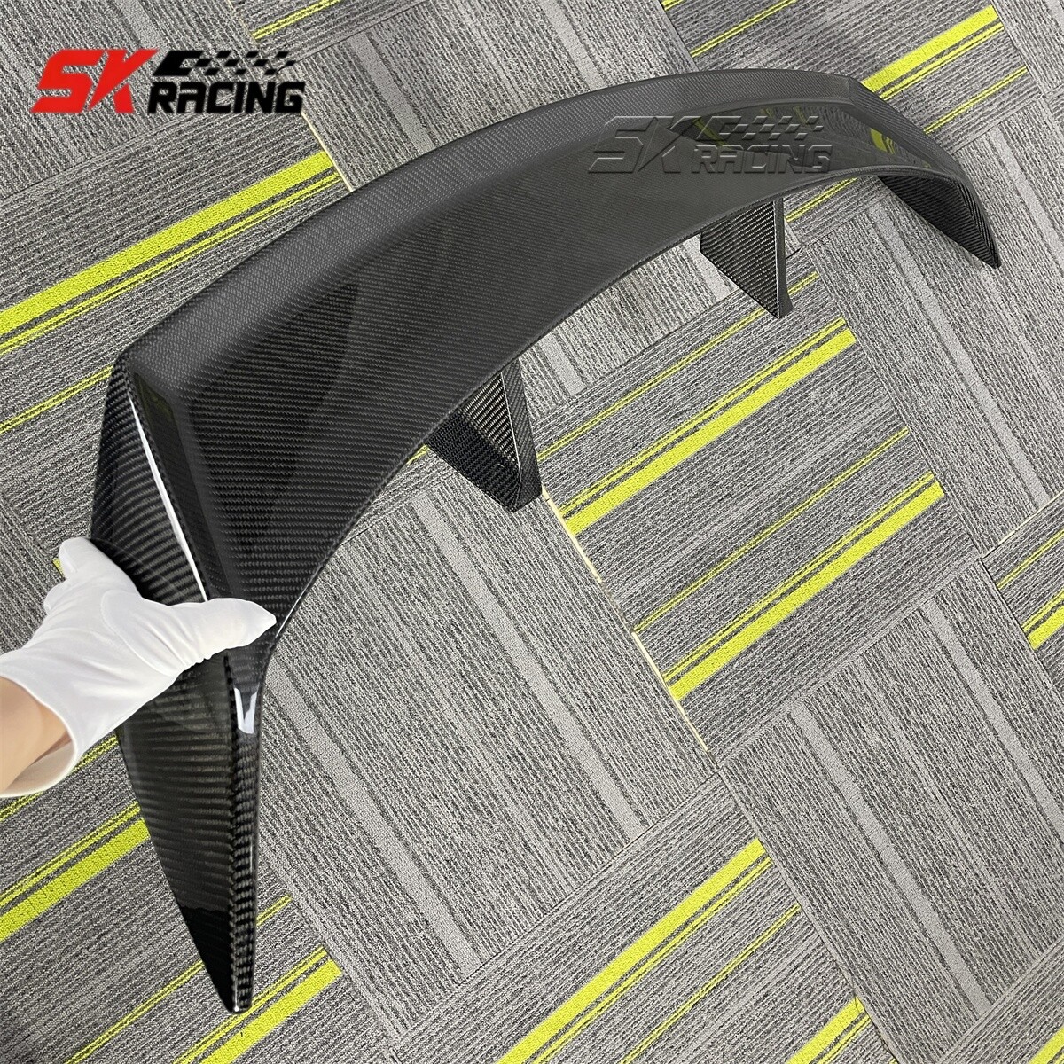 Fit Hyundai Elantra 4DR Sedan Carbon Fiber/Unpainted FRP Trunk Spoiler Lid Wing