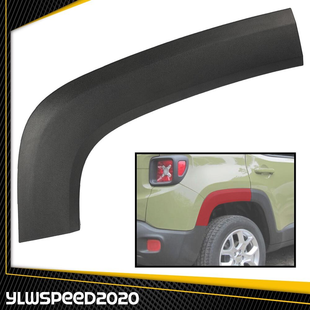 Fit For 15-23 Jeep Renegade Rear Wheel Housing Molding Fender Flare Left & Right