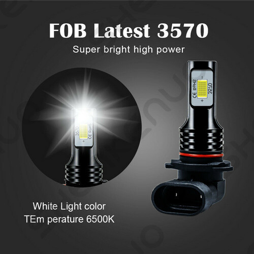 For Mercury Grand Marquis 2006-2011 4X 6000K Front LED Headlight+Fog Lamp Bulbs