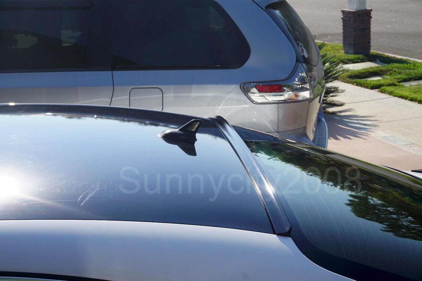 51″ Semi Gloss Black Diffuser Window Roof Trunk Spoiler Lip For Mazda Subaru