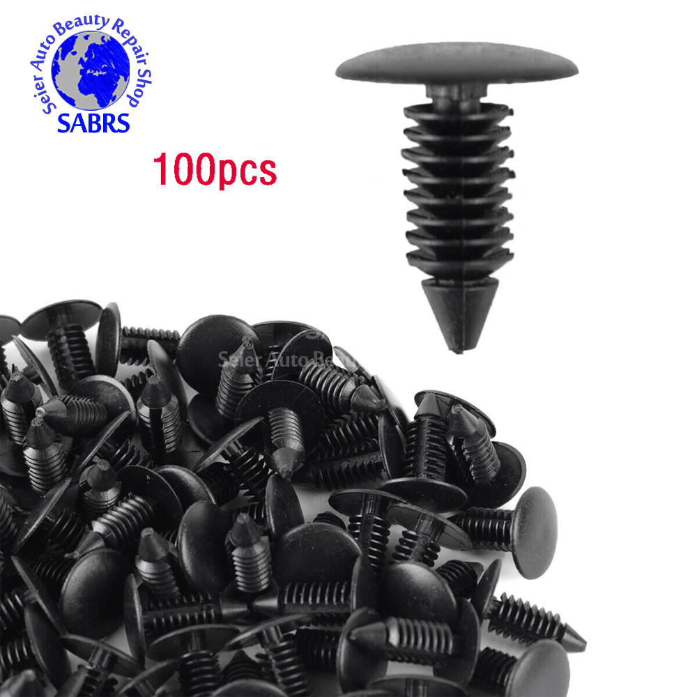 Auto Body Clip Fender Bumper Shield Retainer Kit Push In Fastener For Ford Chevy