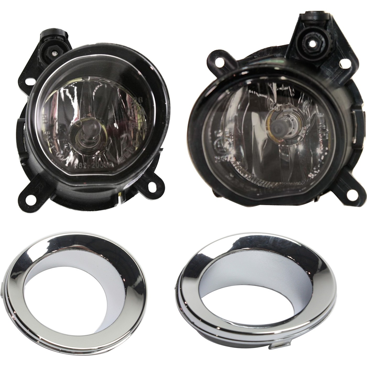 Set of 2 Clear Lens Fog Light For 2005-08 Mini Cooper LH & RH w/ Bulbs