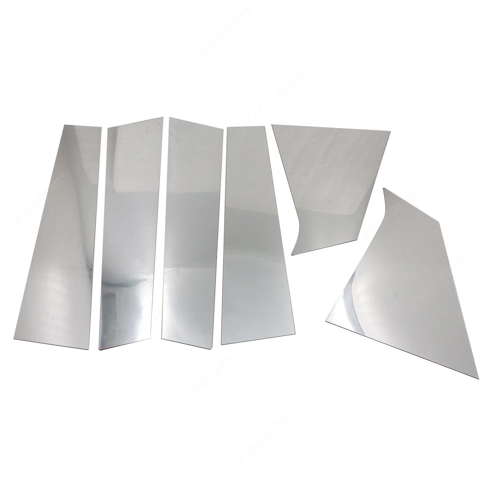 6 PCS new Pillar Post Window Door Side Trim Cover For Chevrolet Malibu 2016-2024