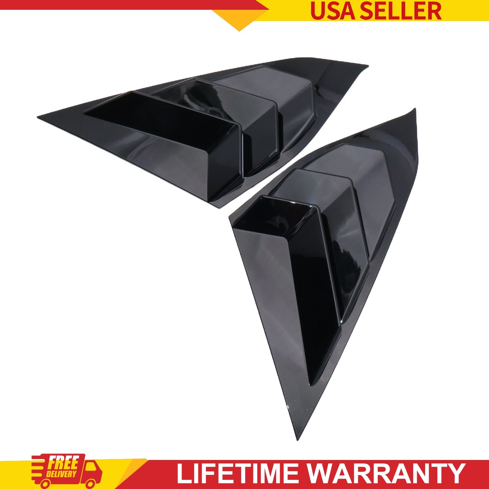 Glossy Side Window Louvers Cover For 2018-2020 Honda Accord Auto Accessories