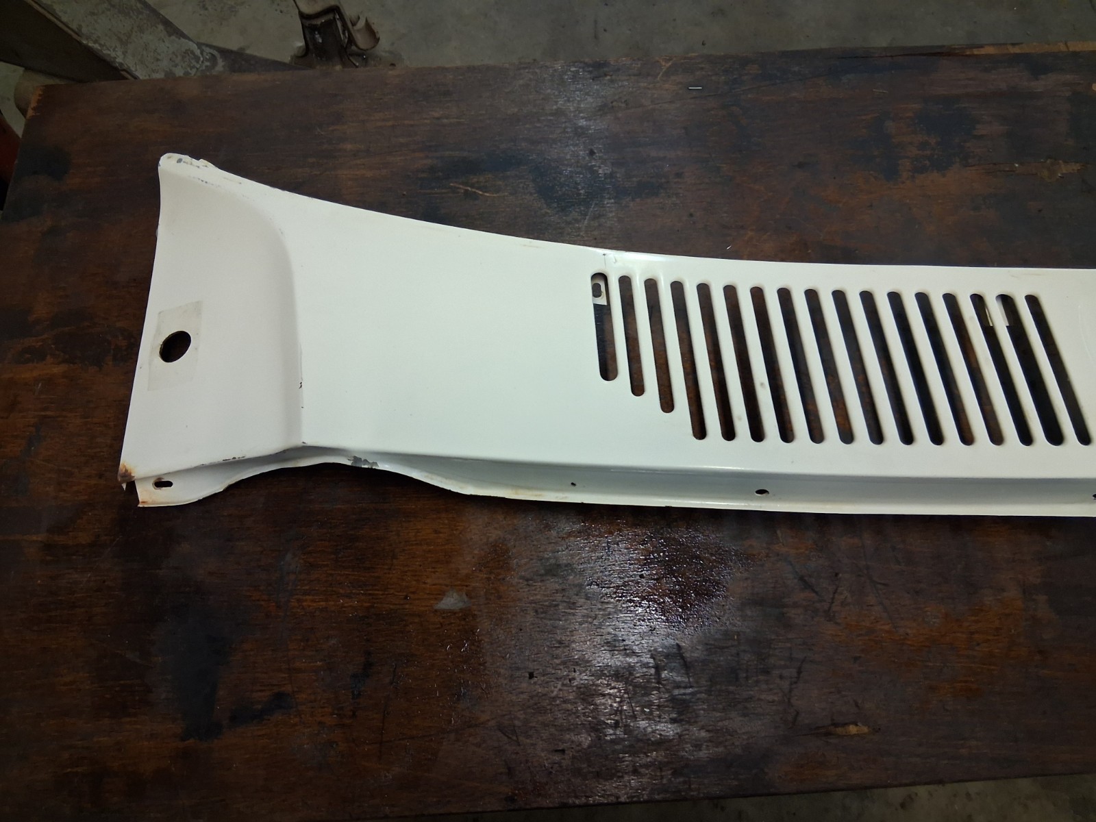 1980 1986 Ford Truck or Bronco windshield wiper cowl vent plate