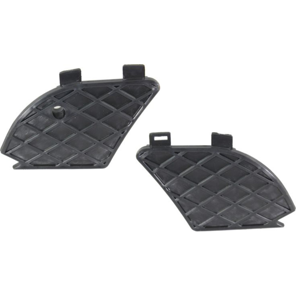 New Set of 2 Fog Light Covers Driver and Passenger Side Mercedes E Class Pair