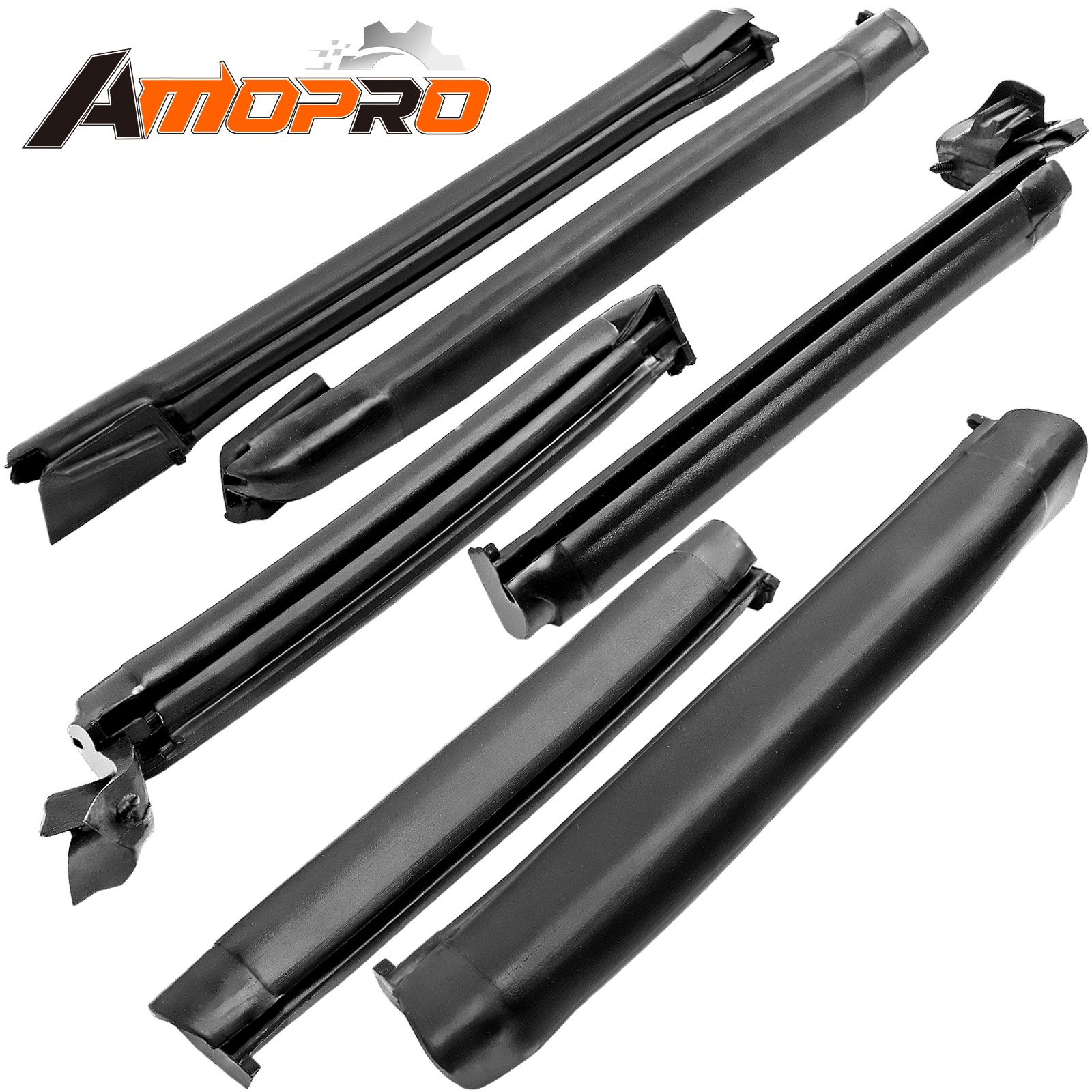 6pcs Top Front Center Rear Weatherstrip Seal for Ford Mustang 01-04 Convertible