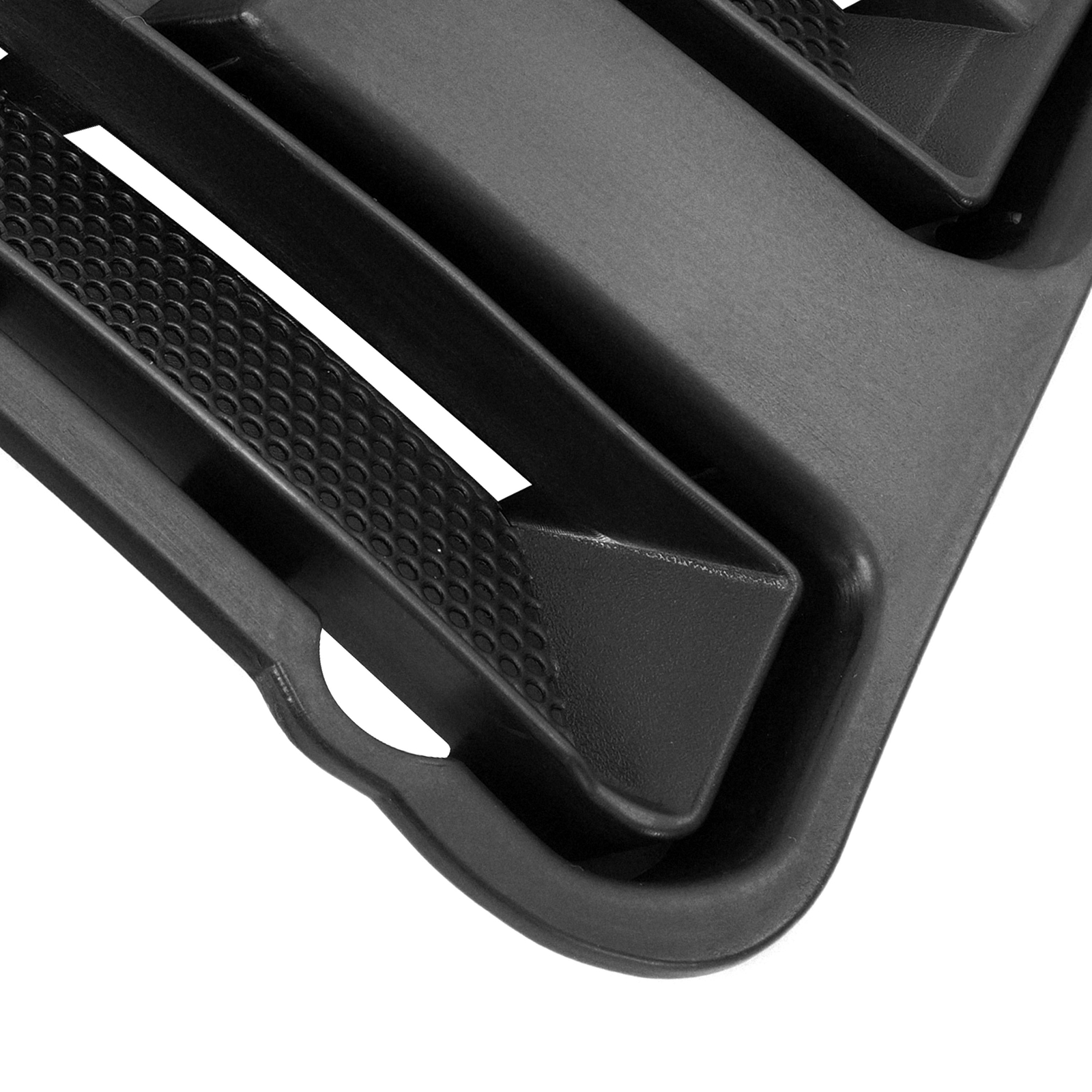 HECASA New Black Passenger Side Fog Light Cover For Ford Mustang 2013-2014