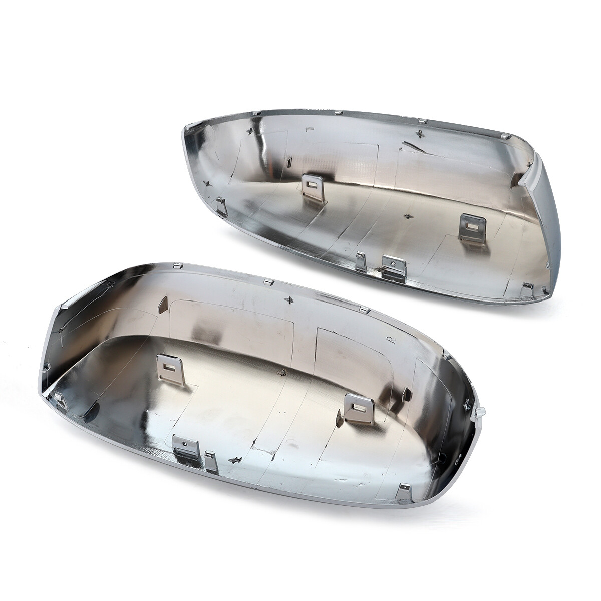 For 2007-2013 12 2014 Chevy Silverado GMC Sierra CHROME Top Mirror Covers Sliver