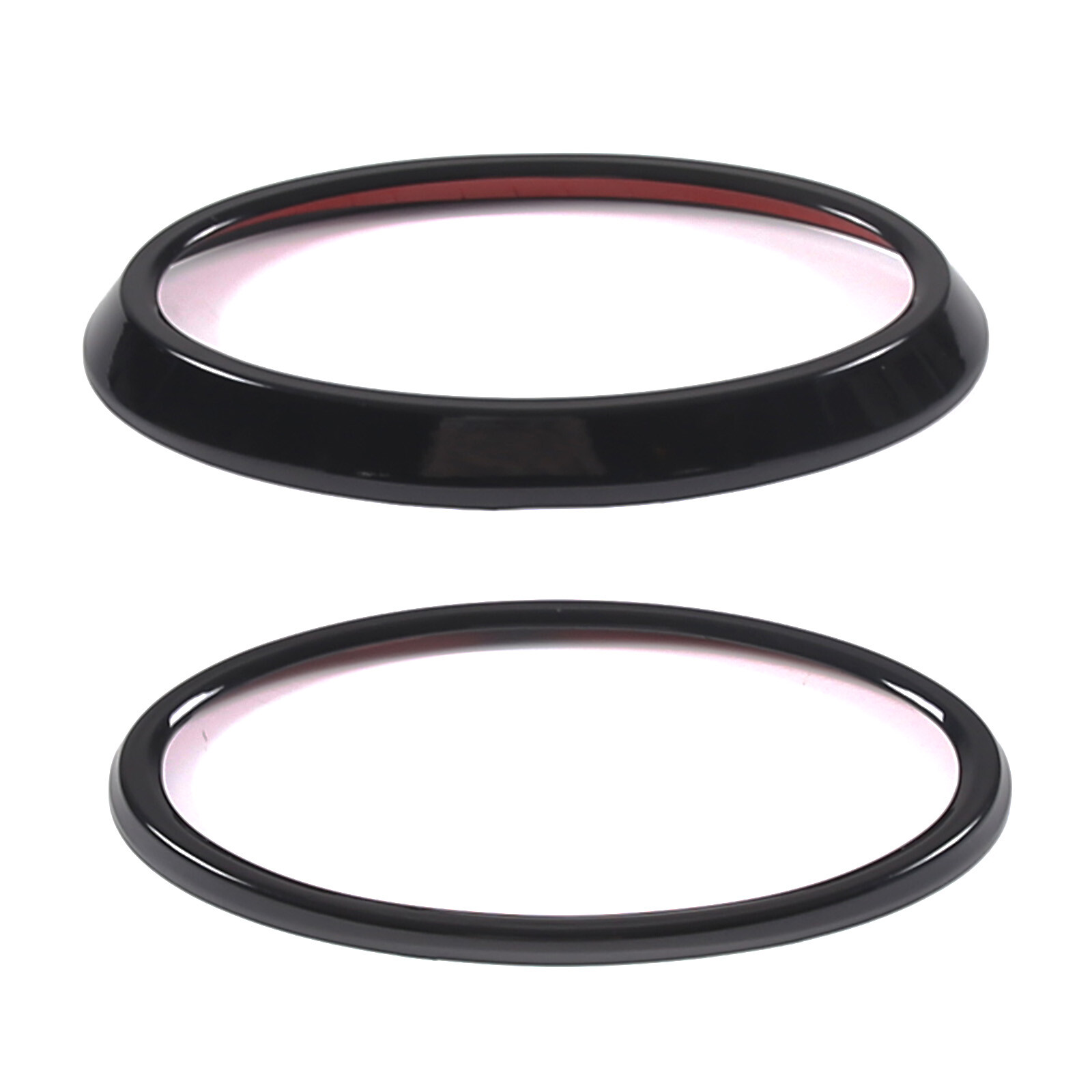 Glossy Black Front Rear Emblem Logo Badge Ring Trim Cover For Subaru WRX 21-23
