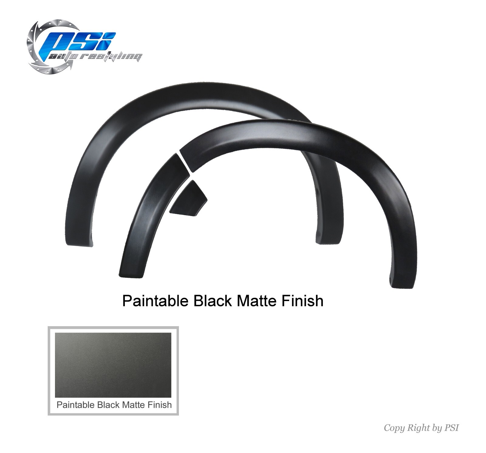 OE Style Fender Flares Paintable Fits Dodge Ram 1500 2009-2018