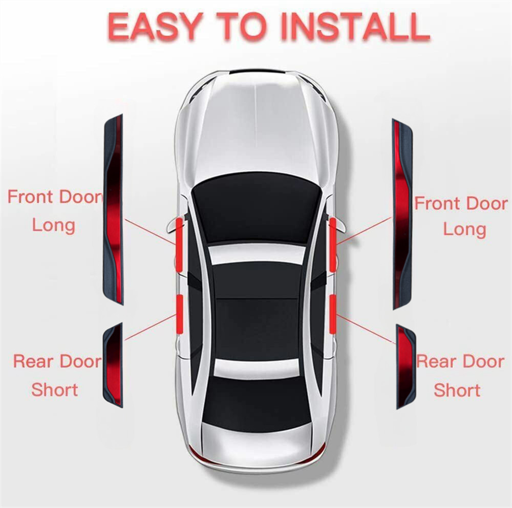 For Mercedes-Benz Accessories Car Door Scuff Sill Cover Panel Step Portector X4