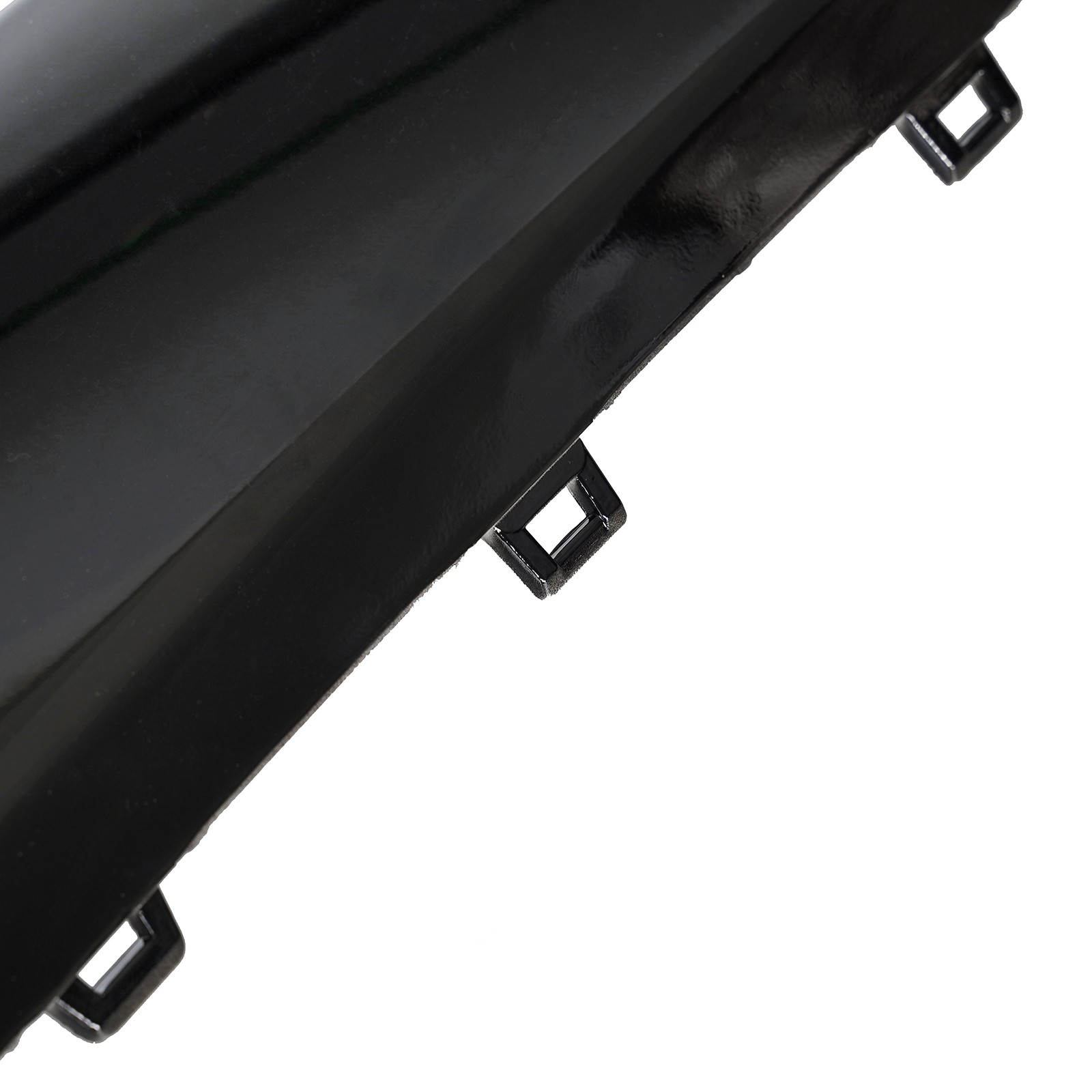 For 2021-2023 Ford F-150 Glossy Black Front Bumper Lower Molding Trim Valance