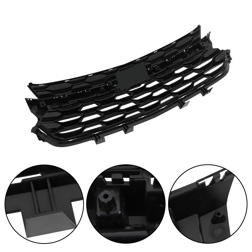 Labwork Front Bumper Grille With Chrome Trim For Chevrolet Trax 2023 2024
