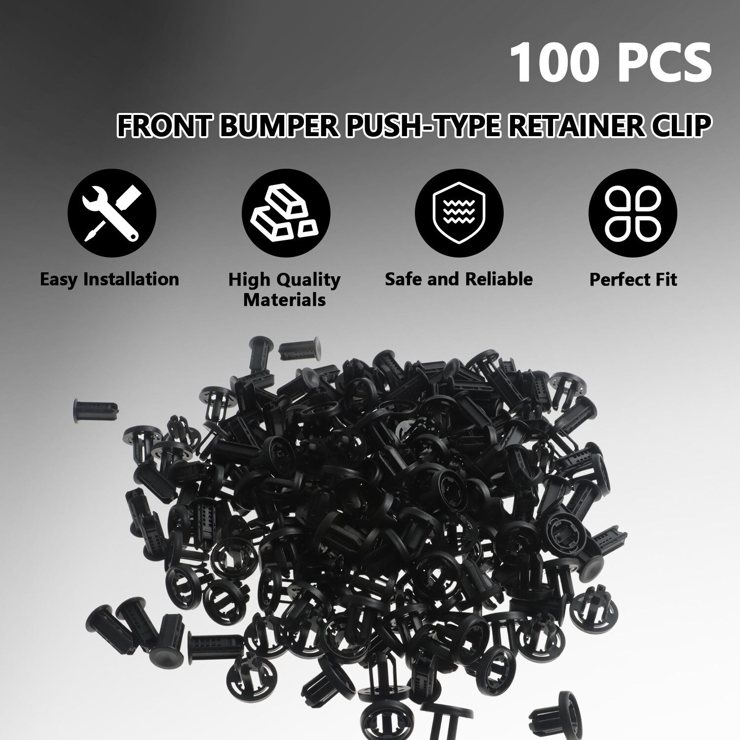 100 Push Type Clip for 2013-2015 Acura ILX 2014-2017 Acura MDX