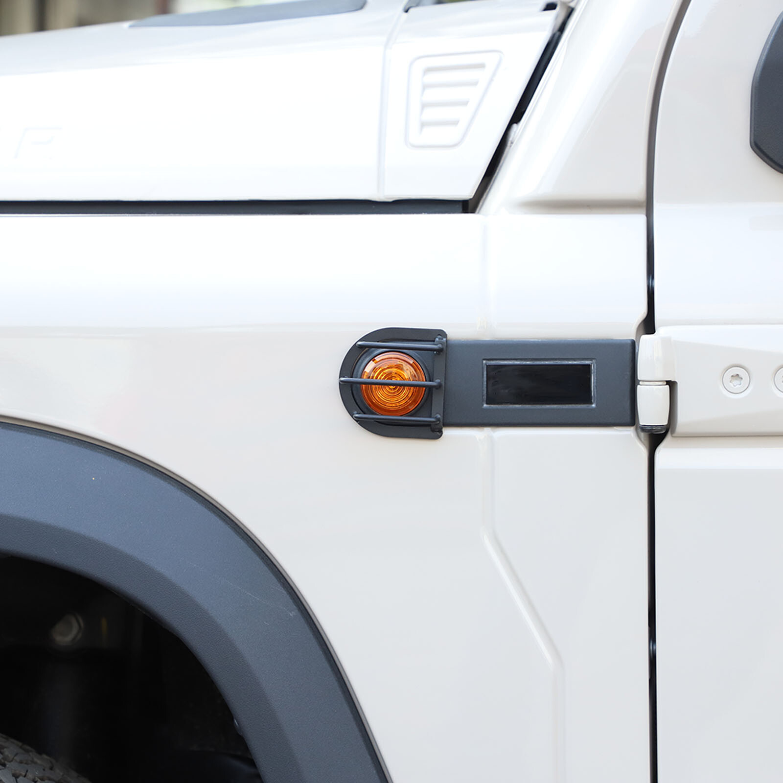 Steel Turn Side Signal Light Protect Guards Cover For Ineos Grenadier 2024-2025