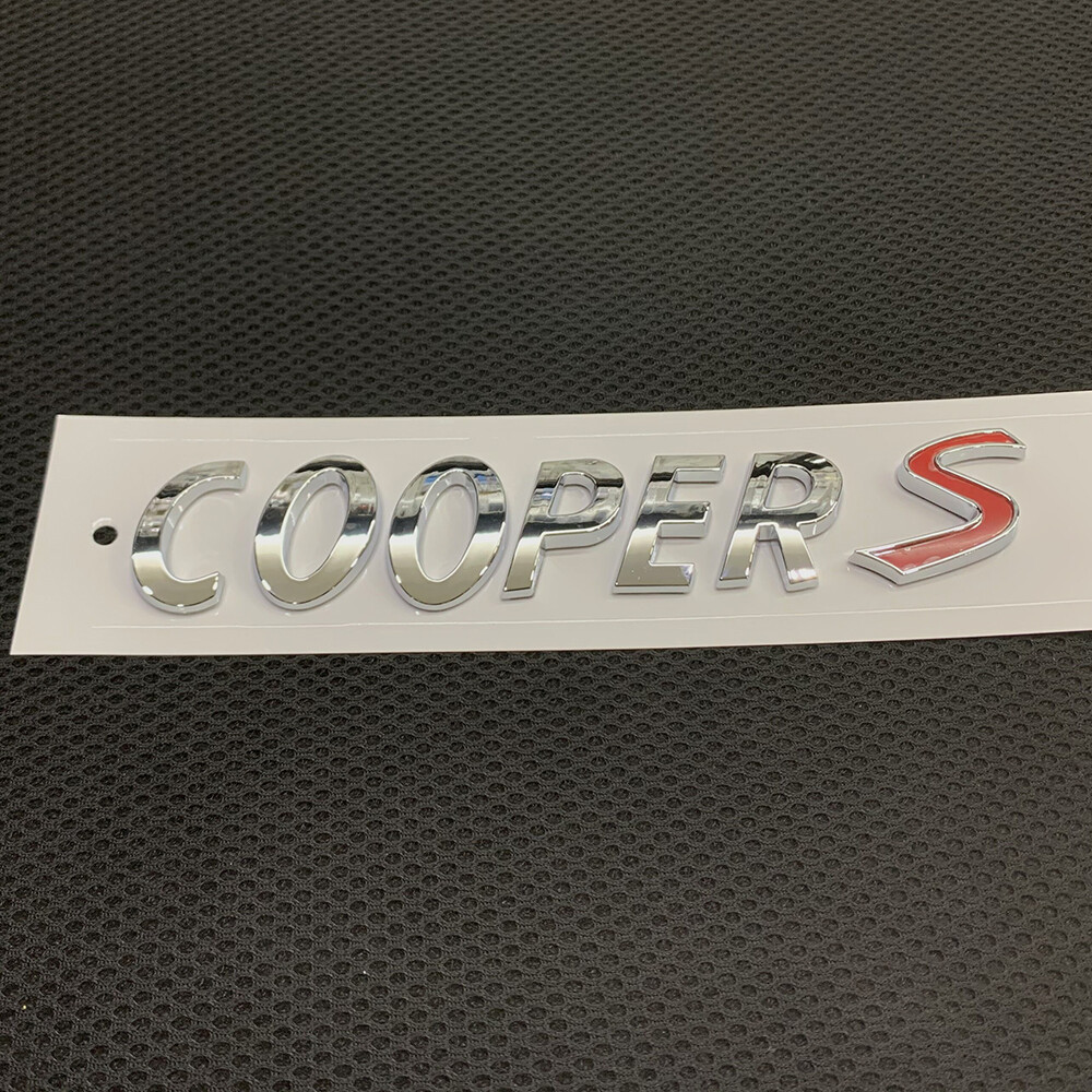 NEW Chrome Emblem Badge Chrome Cooper S Countryman Clubman For Mini Cooper