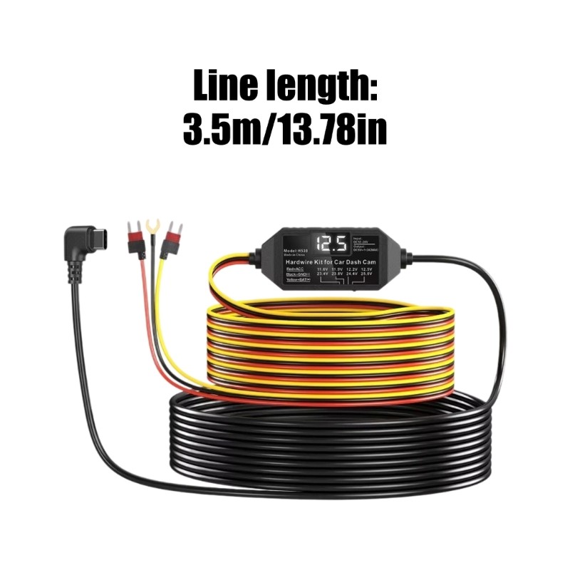 ABS Car Recording Device Charging Cable Including Regulator Mechanism