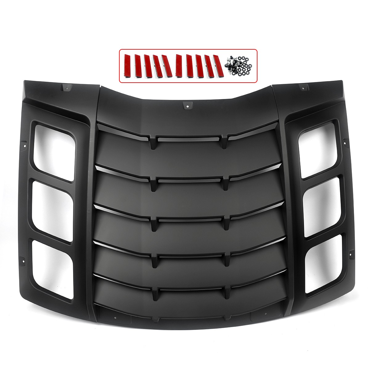 For 2011-2023 Dodge Charger Rear Window Louver Cover Sun Shade Vent Matte Black