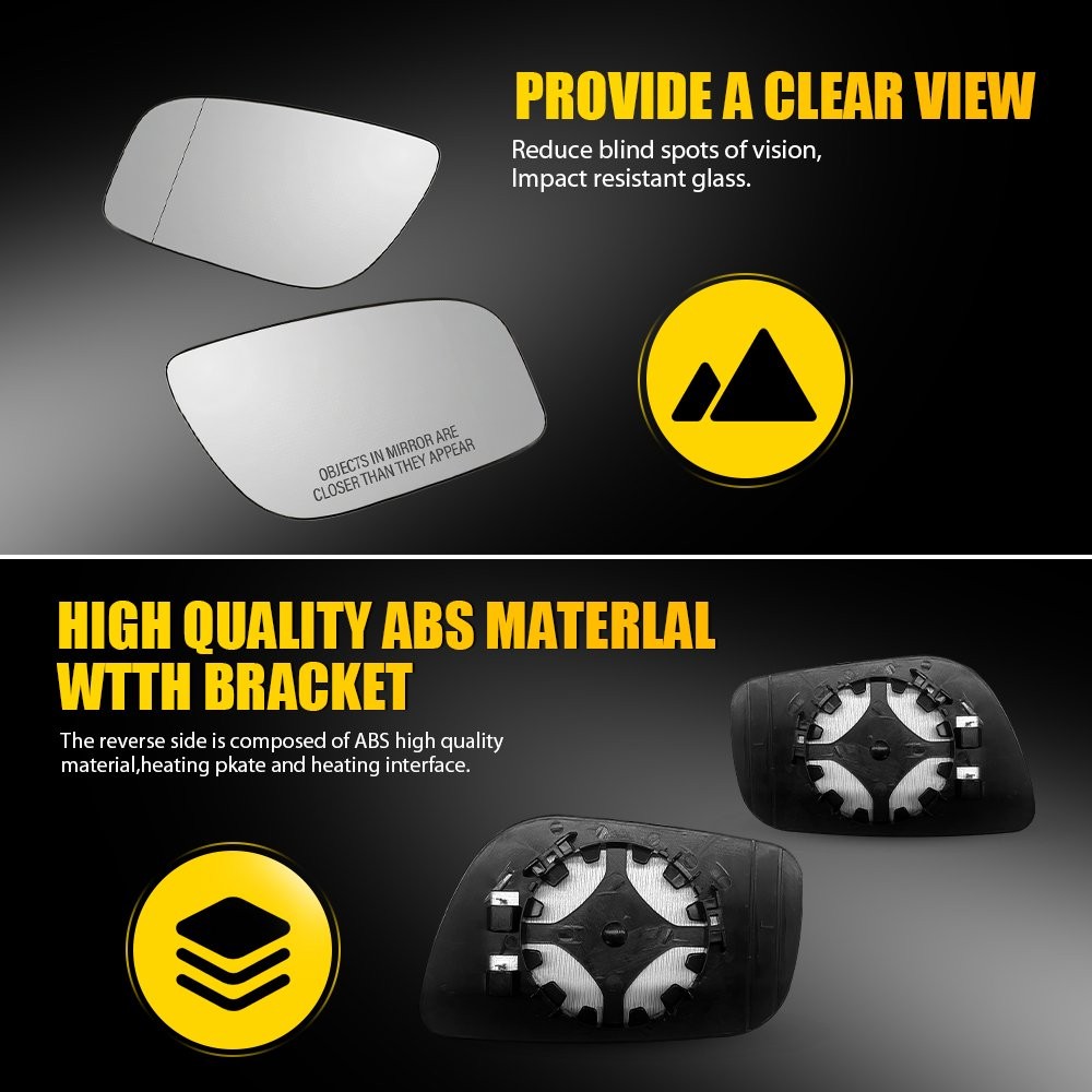 Heated Mirror Glass for Mercedes-Benz E-Class W211 2007-2009 All Models 2-10X