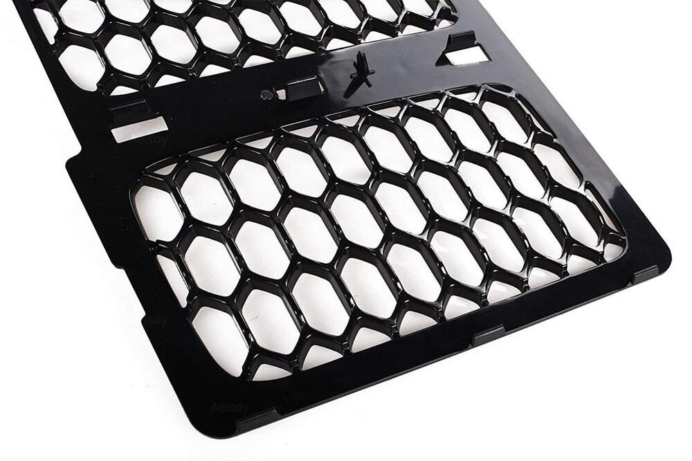 3xBlack Honeycomb Mesh Grille Insert Trim Parts For Jeep Grand Cherokee 2014-16
